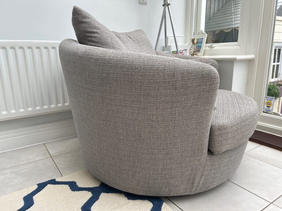 John Lewis Grey Cuddle Chair
