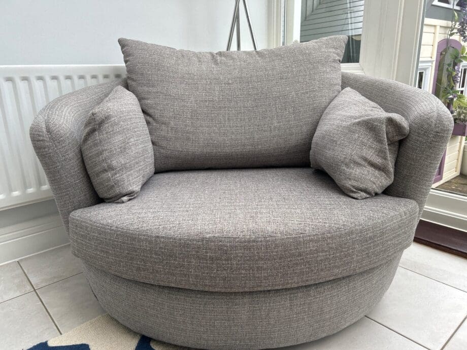 John Lewis Grey Cuddle Chair