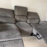 Oak Furnitureland Charcoal 3 Seater Electric Recliner