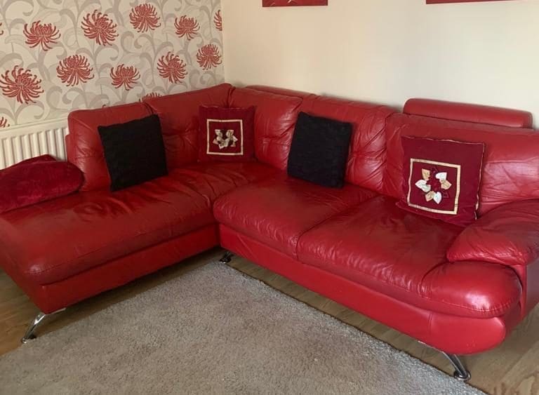 Red sectional couches for sale discount