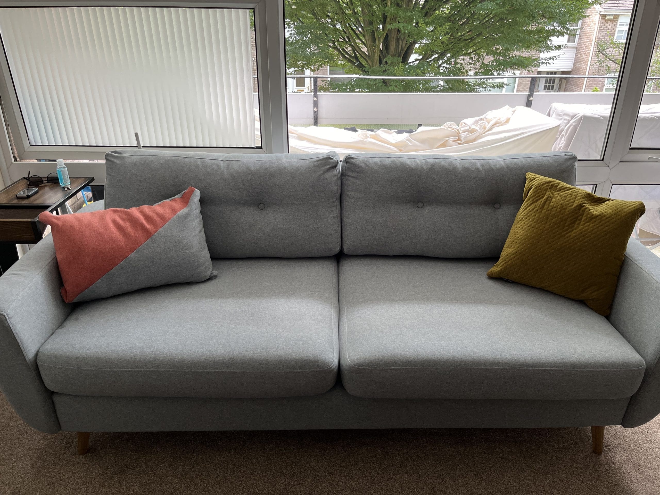 Wayfair Grey 3 Seater Sofa