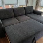 JYSK Vejlby sofa bed chaise longue