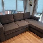 JYSK Vejlby sofa bed chaise longue