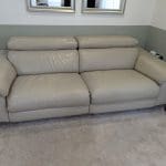 BARKER AND STONEHOUSE PAOLO 3 SEATER LEATHER RECLINER