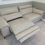 BARKER AND STONEHOUSE PAOLO 3 SEATER LEATHER RECLINER
