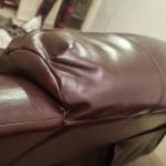 2 seater recliner faux leather sofa