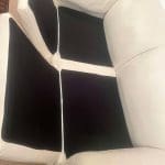 Natuzzi Cream Leather Sofas 2 seater