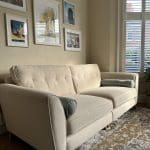 4-Seater Cream Sofa