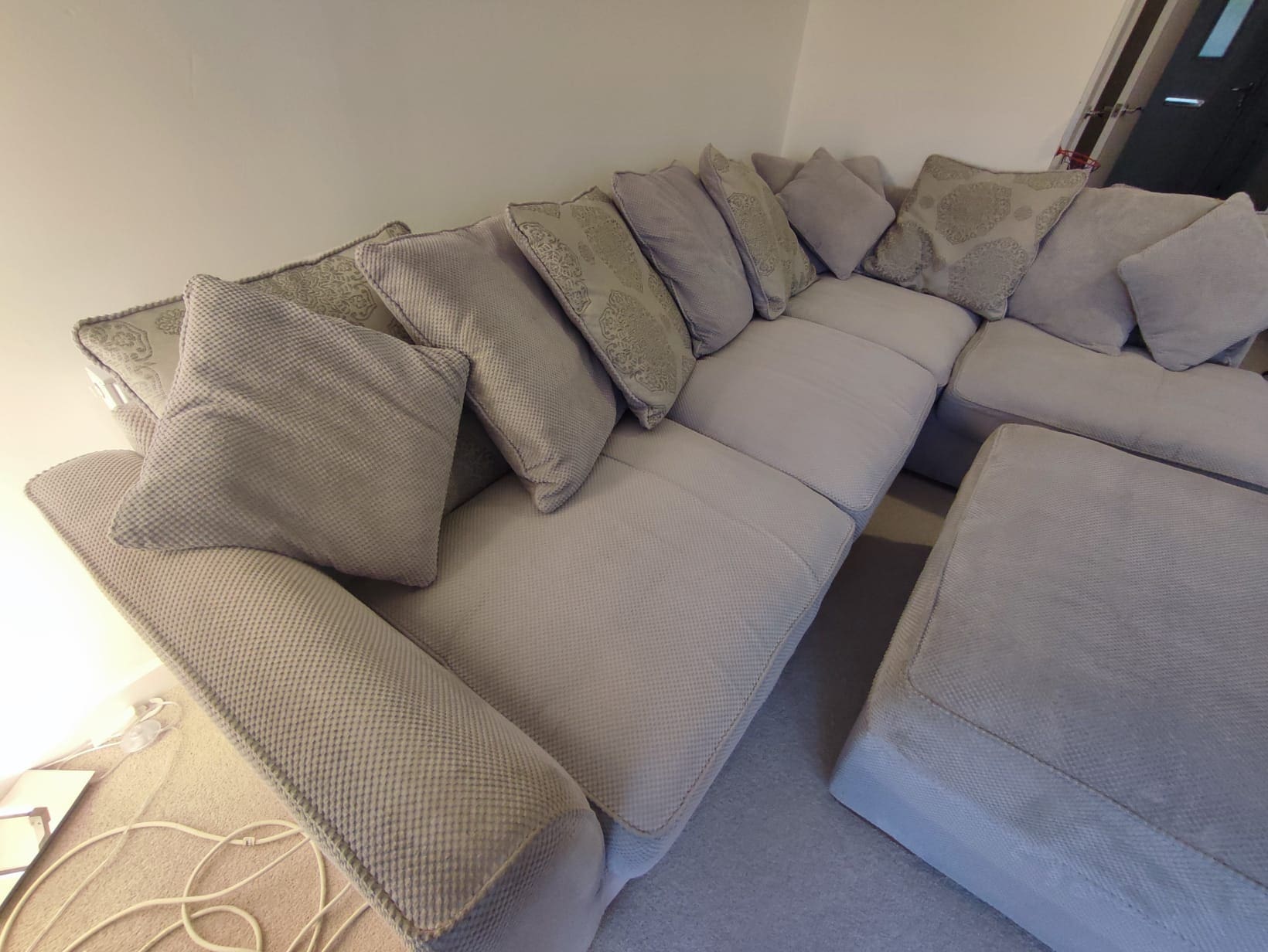 Oak Furniture Land Nebraska Silver Corner Pillow Back Sofa Sofalistic The Sofa Marketplace buy and sell preloved sofas nationwide