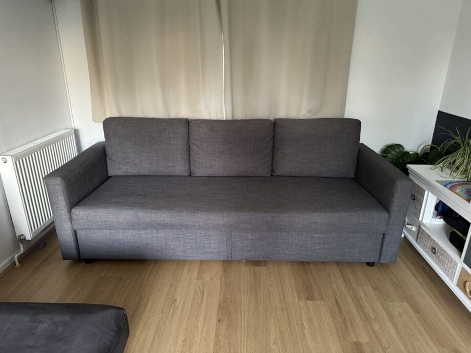 Ikea FRIHETEN Three-seat sofa-bed, Skiftebo dark grey