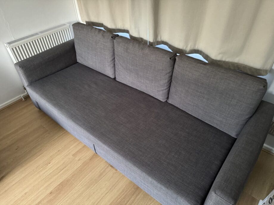 Ikea FRIHETEN Three-seat sofa-bed, Skiftebo dark grey