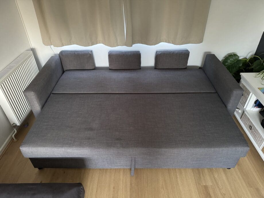 Ikea FRIHETEN Three-seat sofa-bed, Skiftebo dark grey