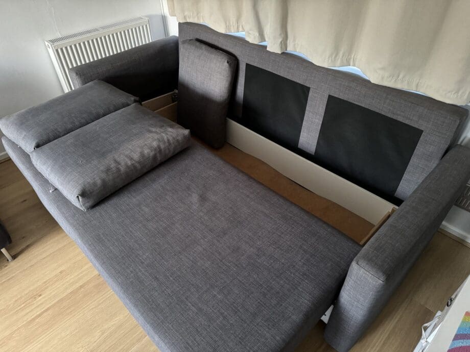 Ikea FRIHETEN Three-seat sofa-bed, Skiftebo dark grey