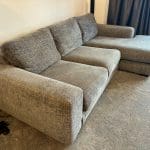 Next Houghton Corner Sofa - Dark Grey with Dark Feet