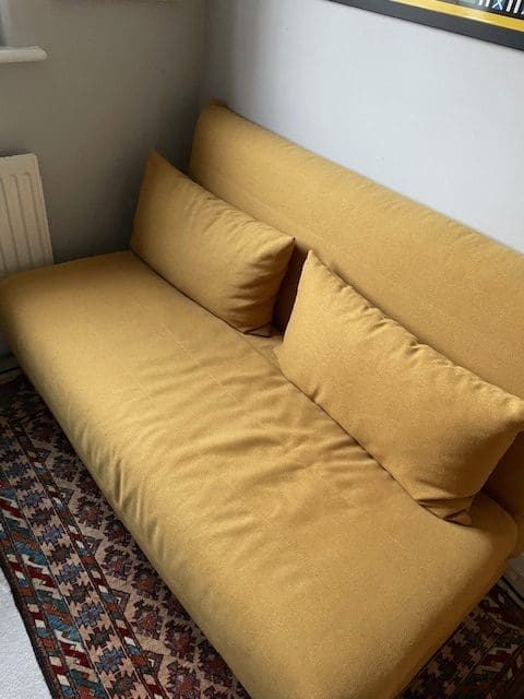 Maison Du Monde Sofa Futon Mustard