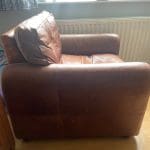 Brown Leather Arm Chair