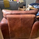 Brown Leather Arm Chair