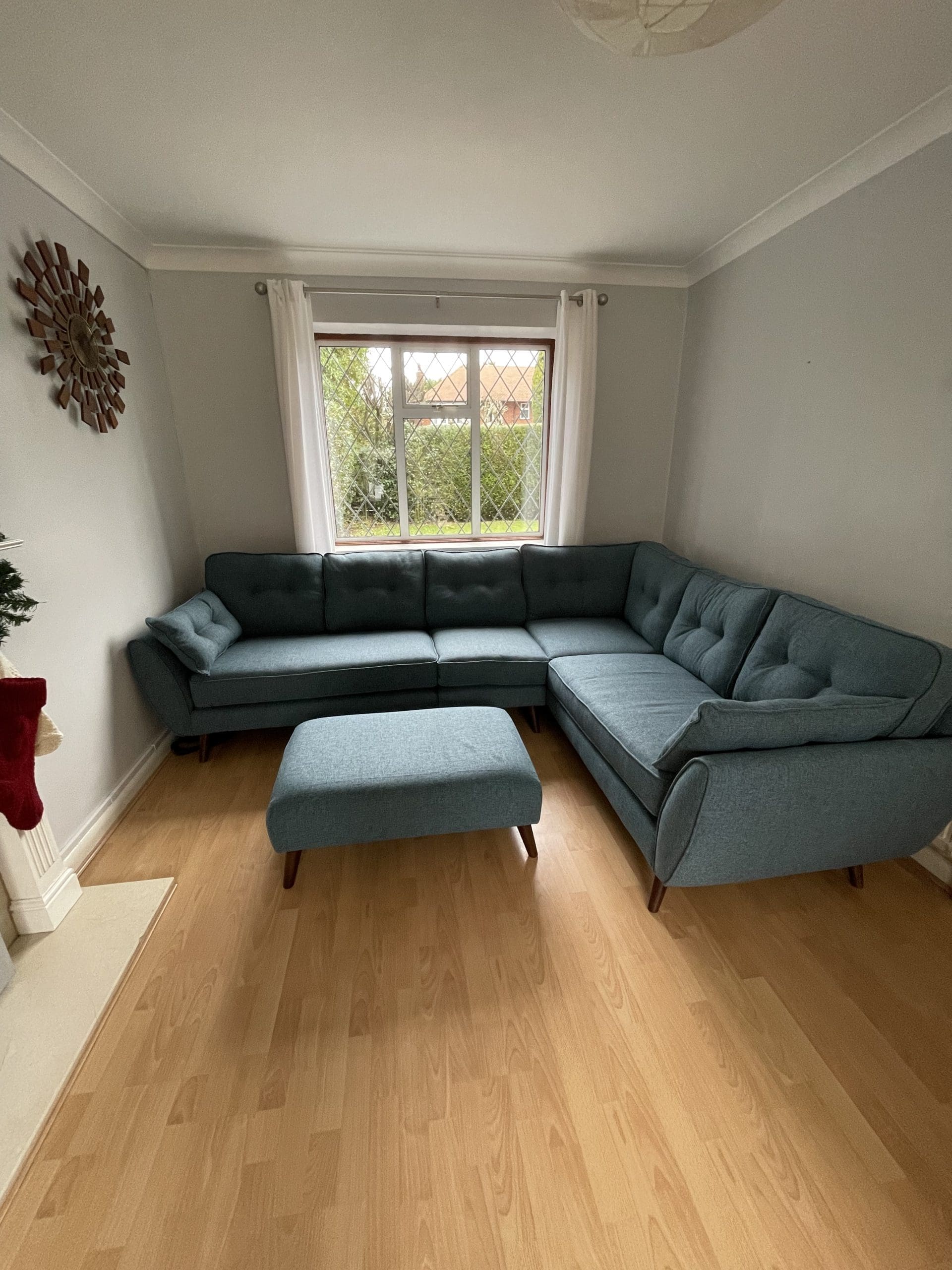 Dfs french connection zinc corner sofa discount