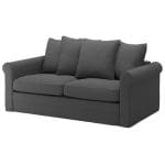 2 seater sofa bed, grey