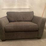 DFS - Sophia Cuddler Sofa in Steel Grey