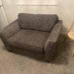 DFS - Sophia Cuddler Sofa in Steel Grey