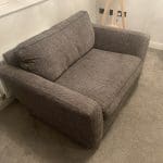 DFS - Sophia Cuddler Sofa in Steel Grey