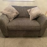 DFS - Sophia Cuddler Sofa in Steel Grey