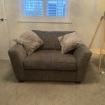 DFS - Sophia Cuddler Sofa in Steel Grey