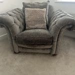 Grey DFS Country living 3 peice sofa