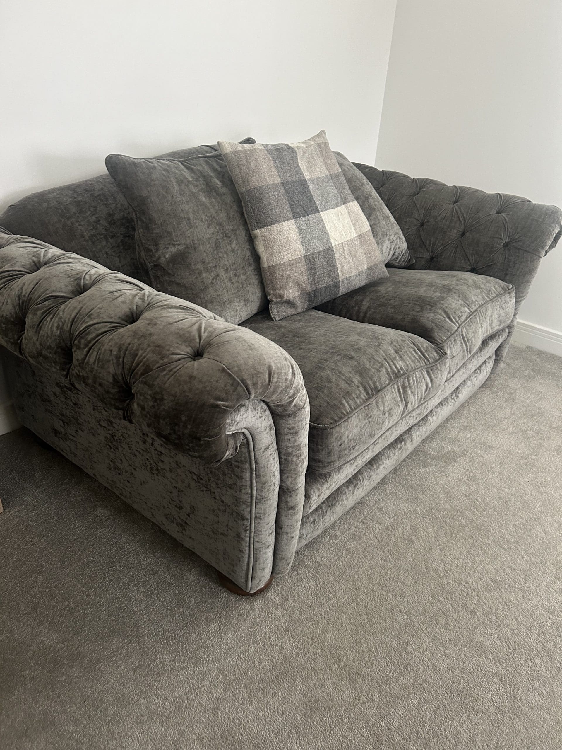 Grey DFS Country living 3 peice sofa Sofalistic The Sofa Marketplace buy and sell preloved sofas nationwide