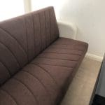 Brown and baige Sofa Bed