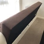 Brown and baige Sofa Bed