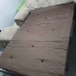 DFS Corner Sofa Pull out Double Sofa Bed & Footstool Storage