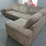 DFS Corner Sofa Pull out Double Sofa Bed & Footstool Storage