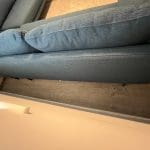Made.com Harlow Corner Sofa, Orleans Blue