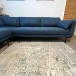 Made.com Harlow Corner Sofa, Orleans Blue