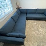 Made.com Harlow Corner Sofa, Orleans Blue