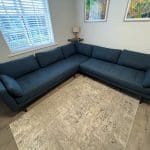 Made.com Harlow Corner Sofa, Orleans Blue