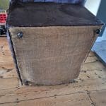 Chesterfield armchair - leather.