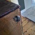 Chesterfield armchair - leather.
