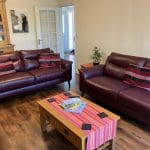 X2 leather sofas