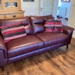 X2 leather sofas