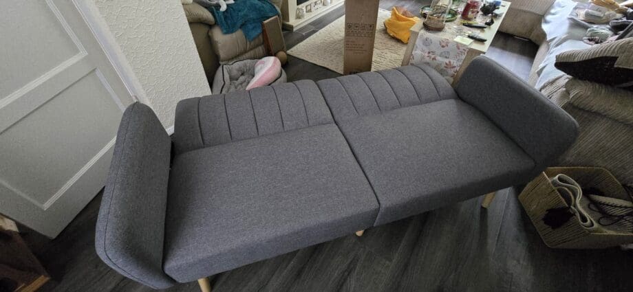 Grey 2 seater sofa