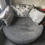 Sofa, armchair and cuddle chair