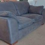 Next Stamford 2 seater sofa x 2 .Monza faux leather in peppercorn