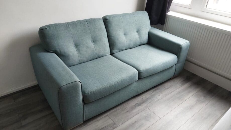 DFS 3 seater sofa. Green colour Sofalistic The Sofa Marketplace buy and sell preloved sofas nationwide