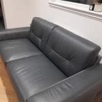 Grey Leather Sofa