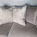 Furniture village material 3+2 seater sofas