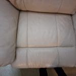 2 x 3 seater leather sofas with electric recliners Woodford Halse, Northants
