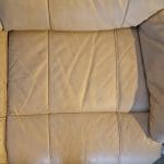 2 x 3 seater leather sofas with electric recliners Woodford Halse, Northants